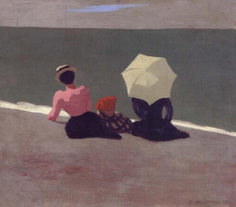 Felix Vallotton on the beach